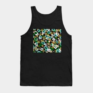 Terrazzo Green Seamless Tank Top